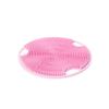 Boie USA Flat Body Scrubber - Soft Silicone-Like Exfoliating Shower Scrubber & Body Cleansing Brush - Stick-to-Wall Loofah Replacement - Antimicrobial Body Exfoliator for All Skin Types (Pink) view 1