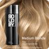 BOLDIFY Hair Fibers (56g) - Fill In Thinning and Fine Hair for an Instantly Fuller, Thicker Look - 14 Shades for Women & Men - Medium Blonde view 2