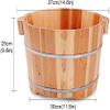 Foot bath Cypress foot basin bathtub barrel hot spring foot bath barrel sauna soaking wooden barrel household wash basin foot massage pedicure bowl barrel with lid view 2