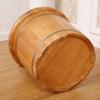13.8in foot basin foot bath oak sauna foot bath can soak and massage the feet to improve sleep (Size : 35cm(13.8in)) view 4