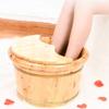 9.8in Foot Basin Feet Soaking Tub Cedar Wood Sauna Foot Spa Can Soak Massage Feet to Improve Sleep view 3