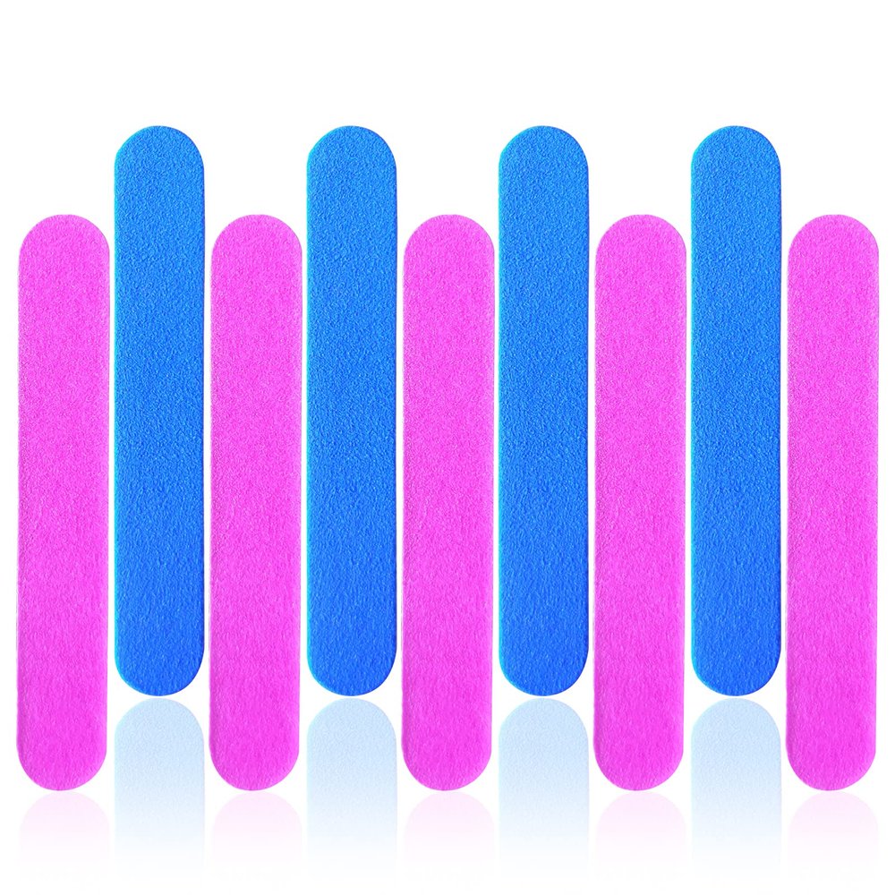 200 Pcs Disposable Nail Files Professional Double Sided Emery Boards Manicure Pedicure Tools3.35Inch