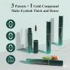 Eyelash Growth Serum, BREYLEE Lash Boost Serum, Eyelash Conditioner for Longer, Fuller, & Thicker Lashes, Gold (3ML/ 0.1 Fl. Oz),Fast Results in 30 days view 2