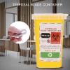 Disposal Containers Disposal Blade Container Barbershop Hair Salon Shaving Knife Blade Disposal Collect Box Approved for Home and Professional use(Yellow) view 2