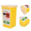 Disposal Containers Disposal Blade Container Barbershop Hair Salon Shaving Knife Blade Disposal Collect Box Approved for Home and Professional use(Yellow) view 4