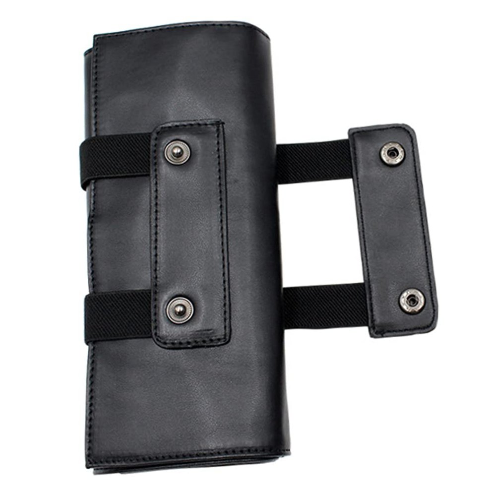 Beaupretty Hair Stylist Scissor Organizer Pouch Portable Pu Leather Case for Barbershop Lightweight Scissor Holder for Hairdressers and Grooming The Go Compact Storage for Tools