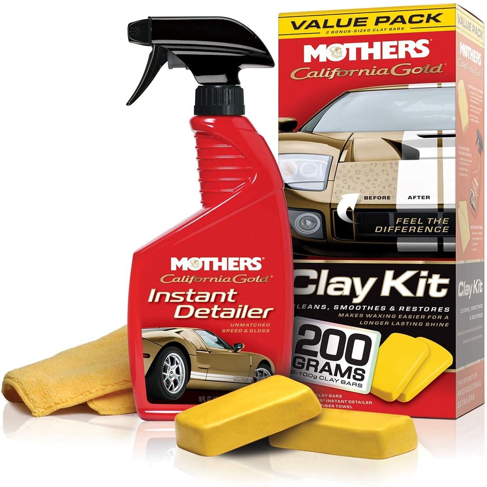 MOTHERS CALIFORNIA GOLD CLAY BAR SYSTEM(Pack of 2)