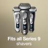 Braun Shaver Head Replacement Part 94M Silver, Compatible with Series 9 Pro and Series 9 Electric Razors for Men view 2