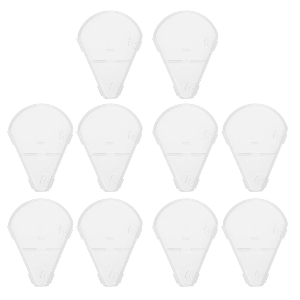 10pcs Makeup Covers Plastic Makeup Guard Protectors Cosmetics Brush Protectors for Women Girls