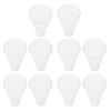 10pcs Makeup Covers Plastic Makeup Guard Protectors Cosmetics Brush Protectors for Women Girls view 1
