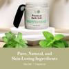360Feel Peppermint Detox Bath Salt Body Scrub - Great Exfoliating Bodyscrub for Acne Scars Stretch Marks Foot Scrub Great For Women Body - 8 Fl Oz view 4