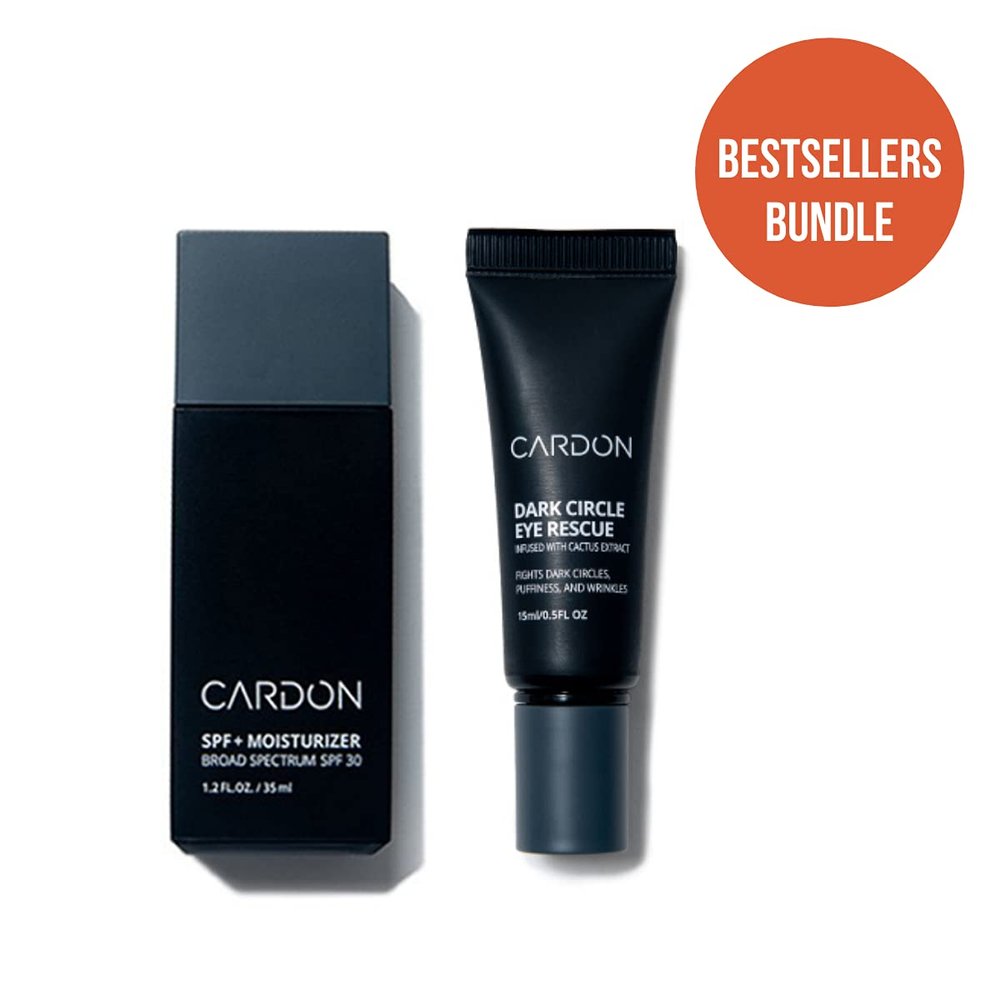 Cardon Skincare Bestsellers: Dark Circle Eye Rescue + Daily SPF Moisturizer