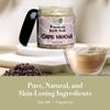 360Feel Cafe Mocha Natural Bath Salt - Rejuvenating Body Scrub for All Skin Types - Detox & Moisturize Sensitive Skin - Use as Facial, Body & Foot Scrub - Vegan & Cruelty-free view 4
