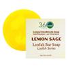 360Feel Lemon Sage Loofah Bar Soap - Luxury Handmade Soap, Vegan & Cruelty-Free - Cleanse, Exfoliate & Nourish - Pamper Yourself or Gift to Loved Ones! view 1