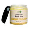 360Feel Banana Coconut Bath Salt - Rejuvenating Body Scrub - Bath Soak for Sensitive, Oily, Dry & Normal Skin - Vegan & Cruelty-free Grain Formula for Face, Body & Foot - 8 Oz Jar view 1