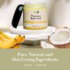 360Feel Banana Coconut Bath Salt - Rejuvenating Body Scrub - Bath Soak for Sensitive, Oily, Dry & Normal Skin - Vegan & Cruelty-free Grain Formula for Face, Body & Foot - 8 Oz Jar view 4