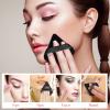 Pimoys 12 Pieces Powder Puff Face Triangle Makeup Sponge for Loose Powder Setting Powder Velour Foundation Blender Sponge Beauty Makeup Tool, Black view 2