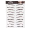 6D Eyebrow Sticker Professional Eyebrow Transfer Sticker Eyebrow Makeup Tool for Women and Girls (Brown)(BROWN-03) view 1