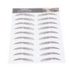 6D Eyebrow Sticker Professional Eyebrow Transfer Sticker Eyebrow Makeup Tool for Women and Girls (Brown)(BROWN-03) view 4