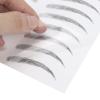 6D Eyebrow Sticker Professional Eyebrow Transfer Sticker Eyebrow Makeup Tool for Women and Girls (Black)(BLACK-09) view 4
