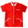 Barber Cape Stylist Cape Barber Jacket for Men Barber Vest Barber Shirt Barber Uniform Barbershop Barber Shop (SMALL, RED) view 1