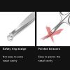 jaxiria Nasal Clippers for Men/Women - Nasal Hair Trimmer - Universal Nose & Ear Hair Trimming Tweezers - Facial Manual Clippers (1 Pack Stainless Steel) view 4