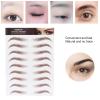 6D Eyebrow Sticker, Professional Waterproof Eyebrow Transfer Sticker Eyebrow Makeup Tool for Women and Girls (Brown)(BROWN-01) view 2