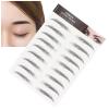 6D Eyebrow Sticker Professional Eyebrow Transfer Sticker Eyebrow Makeup Tool for Women and Girls (Black)(BLACK-05) view 4