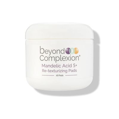 Beyond Complexion Mandelic Acid 5% Resurfacing Pads for Face with Green Tea, Hops, Aloe Extract and Phytic Acid - Exfoliating Facial Peel Pads for Minimizing the Appearance of Pores (60 PADS)