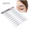 6D Eyebrow Sticker Professional Eyebrow Transfer Sticker Eyebrow Makeup Tool for Women and Girls (Black)(BLACK-06) view 3