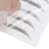 6D Eyebrow Sticker Professional Eyebrow Transfer Sticker Eyebrow Makeup Tool for Women and Girls (Black)(BLACK-06) view 4