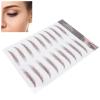 6D Eyebrow Sticker Professional Eyebrow Transfer Sticker Eyebrow Makeup Tool for Women and Girls (Brown)(BROWN-05) view 2