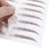 6D Eyebrow Sticker Professional Eyebrow Transfer Sticker Eyebrow Makeup Tool for Women and Girls (Brown)(BROWN-05) view 3