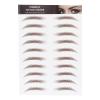 6D Eyebrow Sticker Professional Eyebrow Transfer Sticker Eyebrow Makeup Tool for Women and Girls (Brown)(BROWN-06) view 1