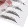 6D Eyebrow Sticker Professional Eyebrow Transfer Sticker Eyebrow Makeup Tool for Women and Girls (Black)(BLACK-02) view 4