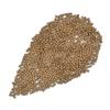 1000 Pcs 3.0mm Silicone Lined Beads Nano Beads for Hair Extensions Copper Nano Ring for Nano Tip Extension (Dark Blonde) view 1