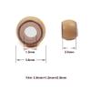 1000 Pcs 3.0mm Silicone Lined Beads Nano Beads for Hair Extensions Copper Nano Ring for Nano Tip Extension (Dark Blonde) view 3