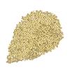 1000 Pcs 3.0mm Silicone Lined Beads Nano Beads for Hair Extensions Copper Nano Ring for Nano Tip Extension (Blonde) view 1