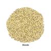 1000 Pcs 3.0mm Silicone Lined Beads Nano Beads for Hair Extensions Copper Nano Ring for Nano Tip Extension (Blonde) view 2