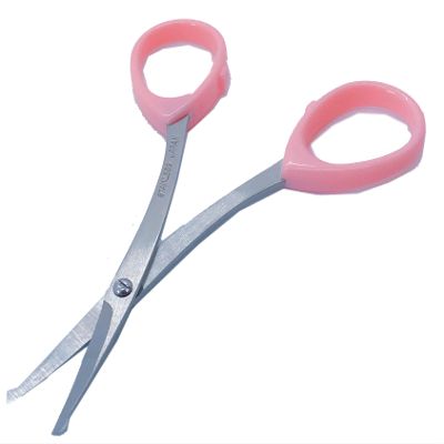 Kinugawa Company W-25 Scissors, Women's, Nose Hair, Unwanted Hair, Eyebrows, Small, Sharpness, Made in Japan, Round Blade Edge, Safety