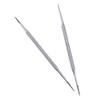 2 Pieces Ingrown Toenail File and Lifter Double Sided Professional Grade Nail Cleaner Tool Stainless Steel Ingrown Toenail Tool Nail Cleaning Treatment Pedicure Tools, Silver view 3