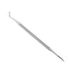 2 Pieces Ingrown Toenail File and Lifter Double Sided Professional Grade Nail Cleaner Tool Stainless Steel Ingrown Toenail Tool Nail Cleaning Treatment Pedicure Tools, Silver view 4