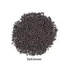 1000 Pcs 3.0mm Silicone Lined Beads Nano Beads for Hair Extensions Copper Nano Ring for Nano Tip Extension (Dark Brown) view 2