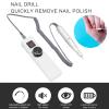 Electric Nail Drill Kit, 30000RPM USB Charging Nail Drill Machine Portable Adjustable Speed Nail Grinding Polisher Nails Manicure Pedicure Tool(White) view 2