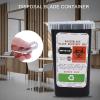 Sharps Disposal Container, Disposal Blade Container Barbershop Hair Salon Shaving Knife Blade Disposal Collect Box(Black) view 3