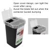 Sharps Disposal Container, Disposal Blade Container Barbershop Hair Salon Shaving Knife Blade Disposal Collect Box(Black) view 4