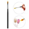 WOKOTO 3 Pcs Nail Ombre Brushes For Nail Art Brushes Set With 8 Addtional Nail Sponges Set Ombre Nail Brushes For Acrylic Application Gradient Gel Ombre Brushes Nails Nail Acrylic Brushes Set view 3