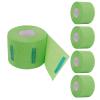 ooloveminso Barber Accessories - Disposable Stretchy Neck Strips for Haircutting and Styling, 5 Rolls (500 Strips, Green) view 1