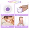 120Pcs Facial Compressed Facial Sponges for Women, Coldairsoap PVA Professional Makeup Sponge Female Removal Pads Compress Exfoliating Face Cleansing Rounds Wash Pad as Valentine's Day Gift view 2