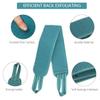 3 Pcs Exfoliating Back Scrubber for Shower, Exfoliating Gloves and Loofah Sponge Set, Body Scrubber Body Brush Set for Men and Women, Deep Clean and Massage Your Body (1 Set, Blue) view 3